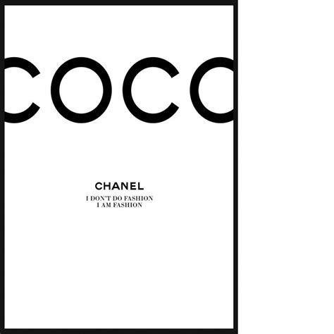 plakat coco chanel do druku|chanel posters.